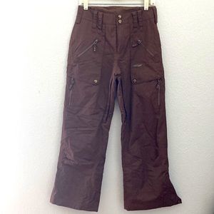 SIMS, Sz. S, brown snowboard pants